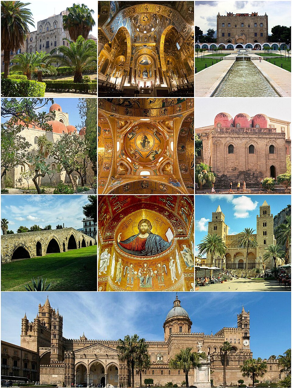 Arab-Norman Palermo and the Cathedral Churches of Cefalú and Monreale（Italy）