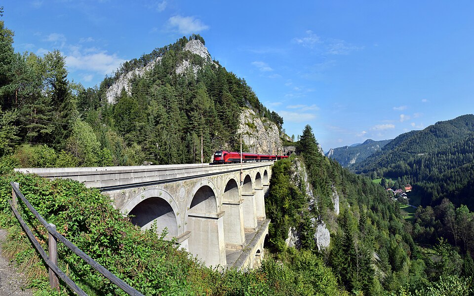 Semmering railway（Austria）