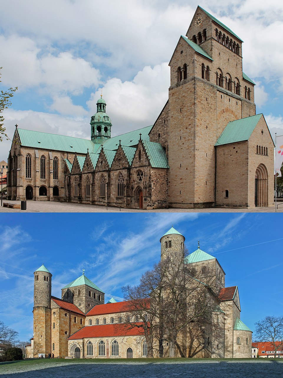 St Mary's Cathedral and St Michael's Church at Hildesheim（Germany）